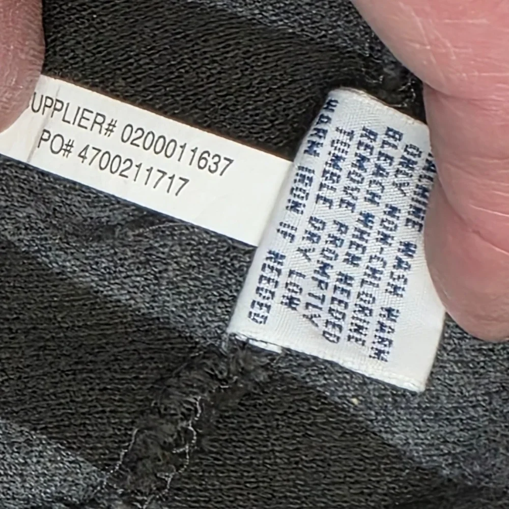 Polo Ralph Lauren Polo Shirt Mens L Gray Excellent Striped Short Sleeve Cotton